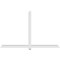 Ekena Millwork Eugene Architectural Grade PVC Gable Bracket, 96"W x 60"H x 4"D x 4"F, 15/12 Pitch GBP096X60X0404EUG00 - alternate 4